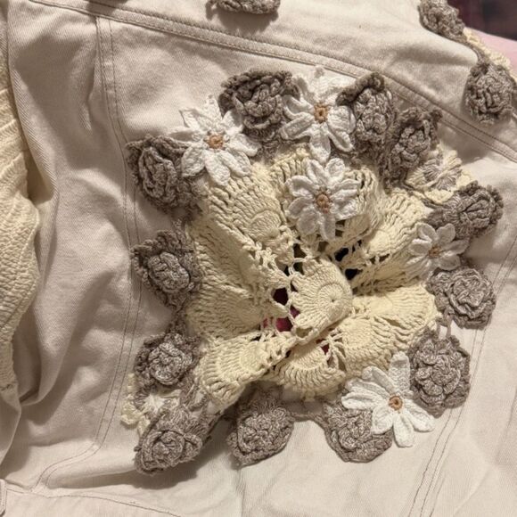 Free People Bali Rare Hearts Jacket size XS - Picture 8 of 14